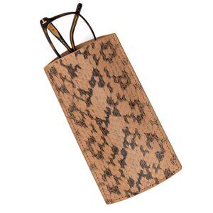 Genuine Snake Leather Eyewear Case – Unisex Peru Style